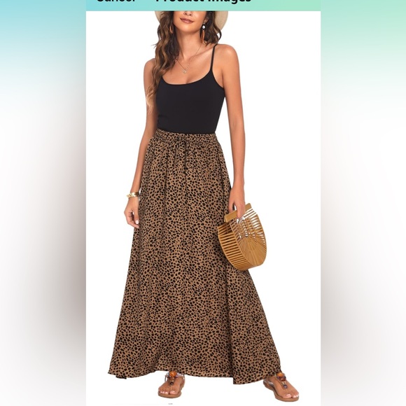 BLUETIME for Bloomingdale’s Pleated,Elastic,High Waist,Draw String Maxi Skirt,XL - Picture 1 of 7